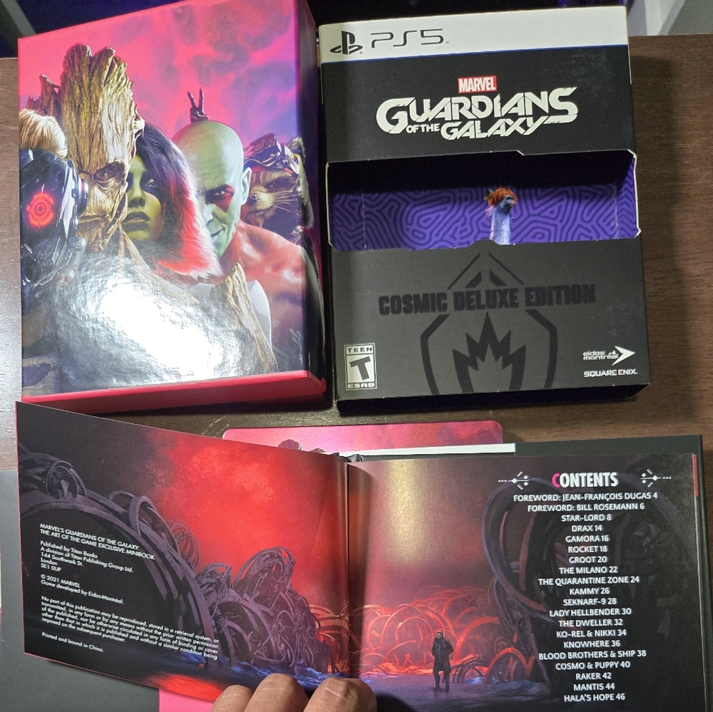 Marvel Guardians of the Galaxy Cosmic Deluxe Edition for PS5 - Black - Picture 7 of 9
